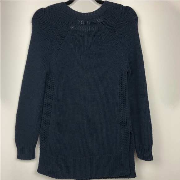 Moth for Anthropologie Lace Up Cable Knit Sweater - Picture 2 of 2